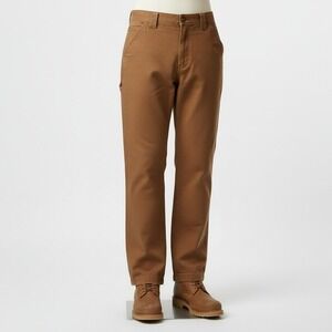 Coleman Mens‎ Canvas Carpenter Pants Brown Workwear Utility Size 32x32